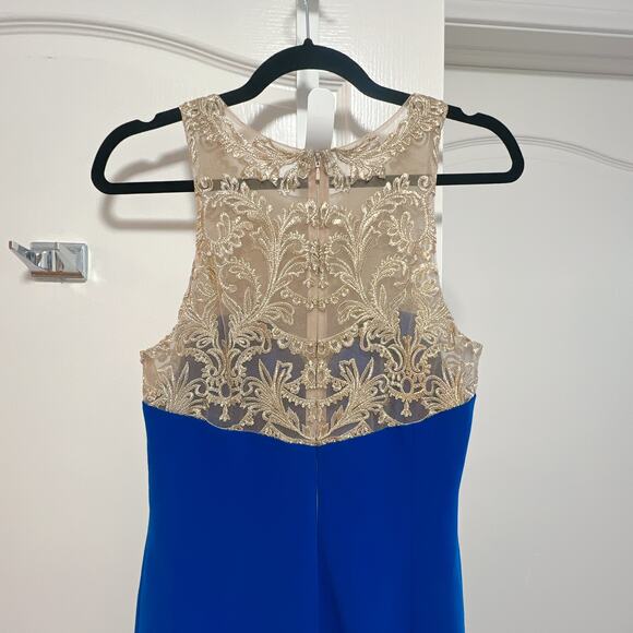 Marchesa Notte Royal Blue High Low Gown Size 6 - Picture 8 of 8